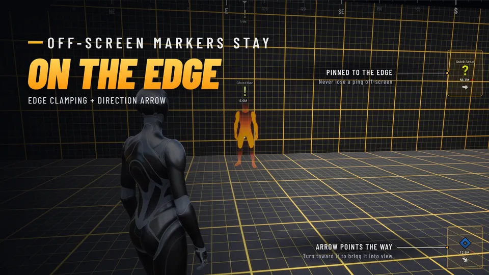 Off-Screen Markers Stay on the Edge